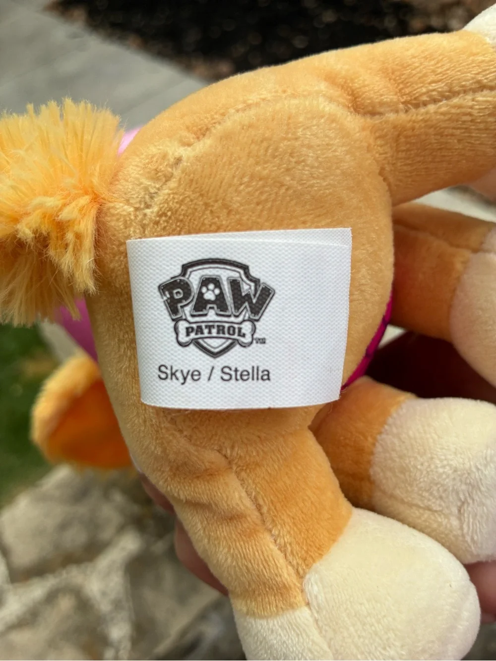 Paw Patrol Skye Plush Toy - Pink and Tan